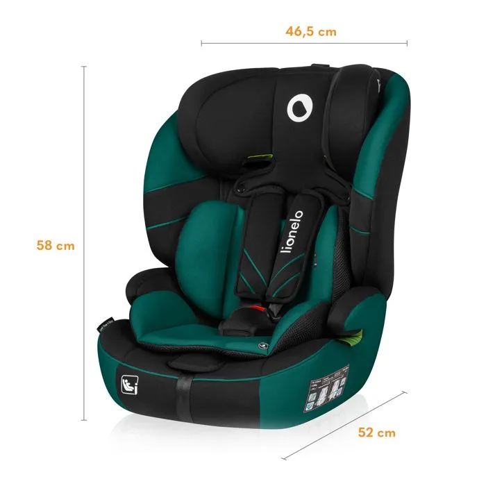Siège auto évolutif LIONELO Levi One i-Size - 76-150 cm - Groupe 1/2/3 - Vert-5