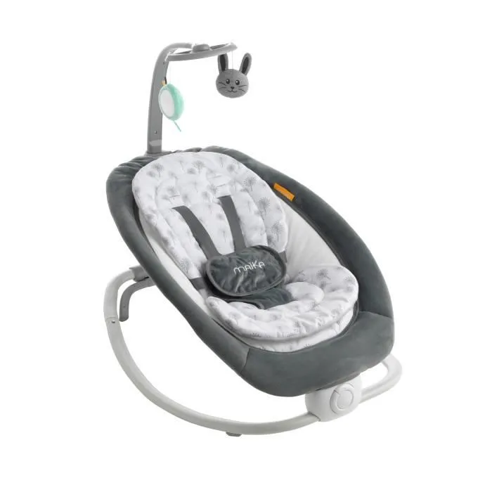 Transat Curvy MAÏKA - Pour bébé jusqu'à 9 kg - Avec arche et 4 positions d'assise-0