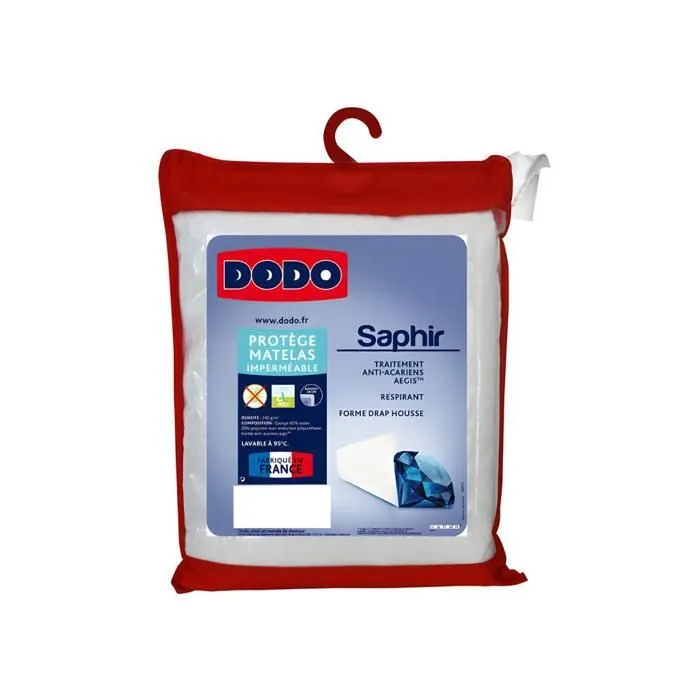Protège Matelas - Dodo - Saphir - 190 x 140 cm - Imperméable - Anti-acariens-1