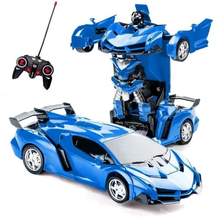 Transformer La Voiture Télécommandée pour Garçons Voiture Telecommande Robot  Voiture Jouet Transformable Jouets Transformers p[113]