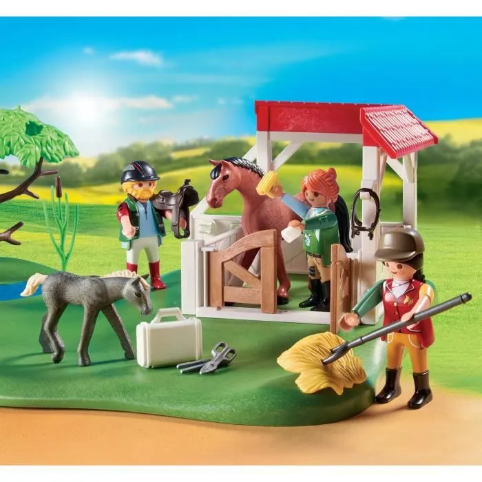 PLAYMOBIL - 70978 - My Figures: Ranch équestre - Figures - Combinez vos personnages Animaux & Nature-2
