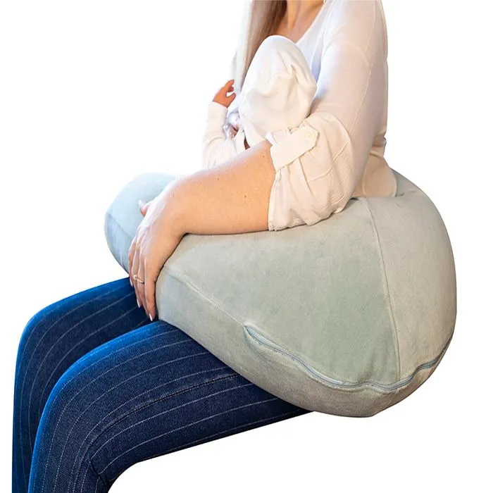 Coussin de maternité 160 cm Coton bio déhoussable-Ambre - Éveil et Nature-2