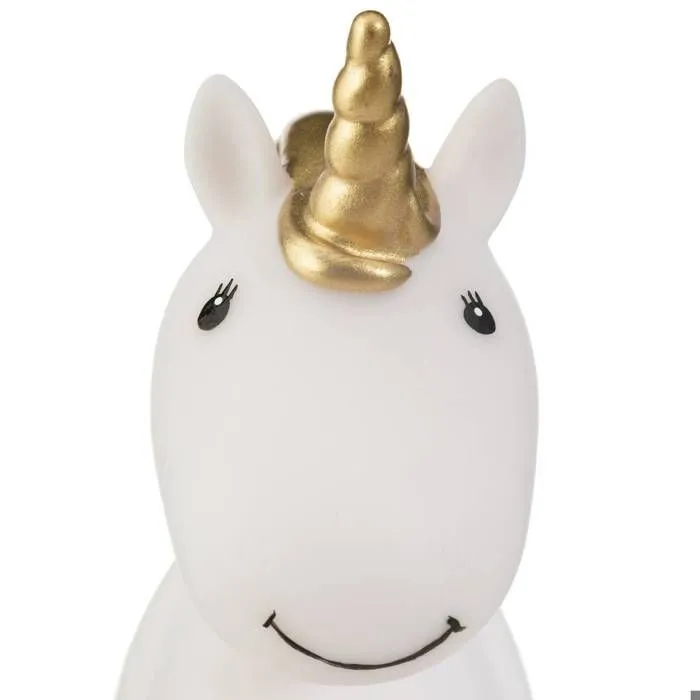 Veilleuse enfant XL "Licorne" H30 cm - Blanc - Atmosphera createur d'interieur-4