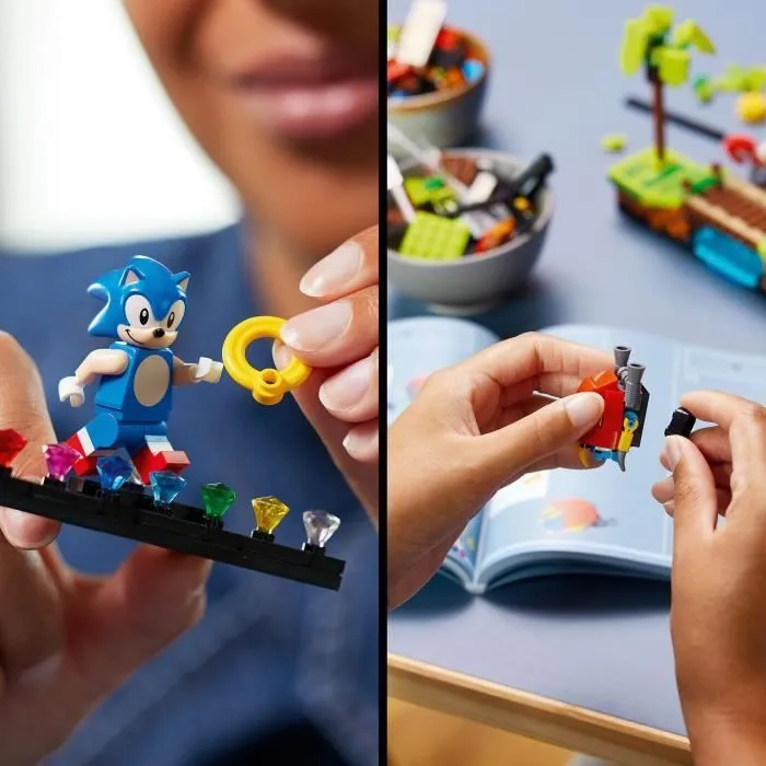 LEGO® Ideas 21331 Sonic the Hedgehog™ – Green Hill Zone, Niveau du Jeu Vidéo, Kit de Construction, Idée Cadeau-3