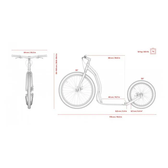 Trottinette Trexx Disc Vert-2