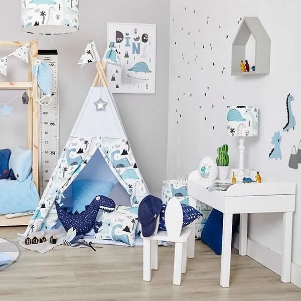 Tente Tipi + Tapis + Coussins - Dino-2