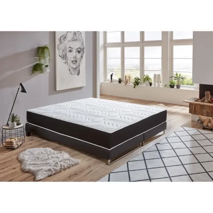 DORMIPUR Matelas 140x190 - Mousse mémoire de forme - 22 cm - Ferme - V1080-0