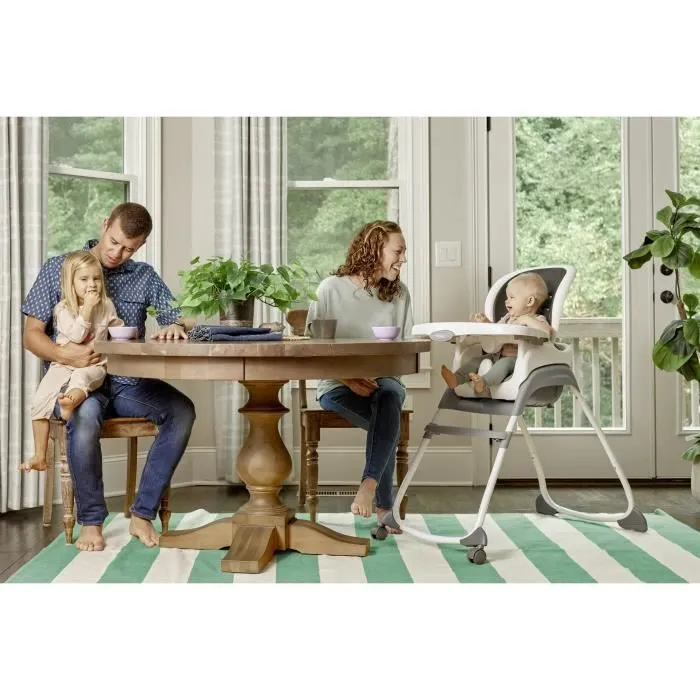 INGENUITY Chaise haute bébé Trio 3 en 1 - Convertible réhausseur - SmartClean™-6