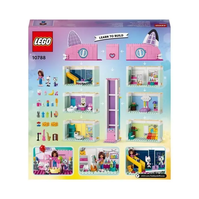 LEGO 10788 La Maison Magique de Gabby - Jouet de Construction pour enfant 4 ans - Figurines-5