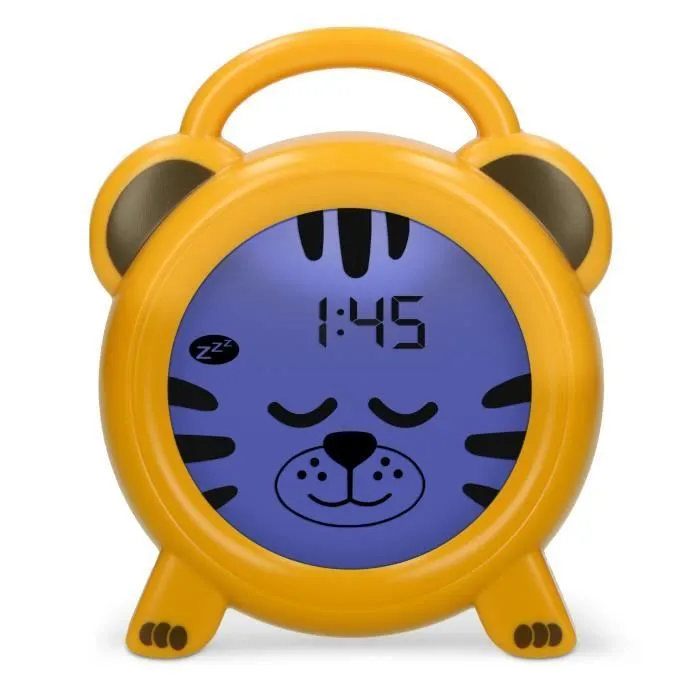 Réveil éducatif et veilleuse pour enfants - Alecto BC100TIGER-2