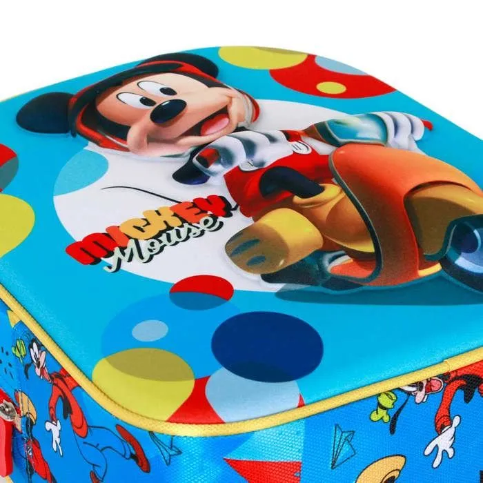 Sac à Dos 3D Elite - Disney Mickey Mouse Scooter - Bleu - Taille Unique-3