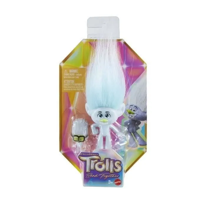 FIGURINES GUY ET PETIT DIAMANT - MATTEL - HNF09 - POUPEE MANNEQUIN TROLLS-1