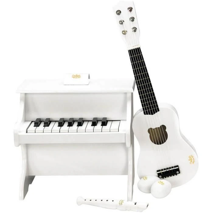 Guitare blanche Coloris Unique-2