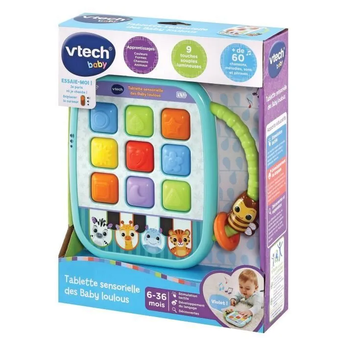 VTECH BABY - Tablette Sensorielle des Baby Loulous-2