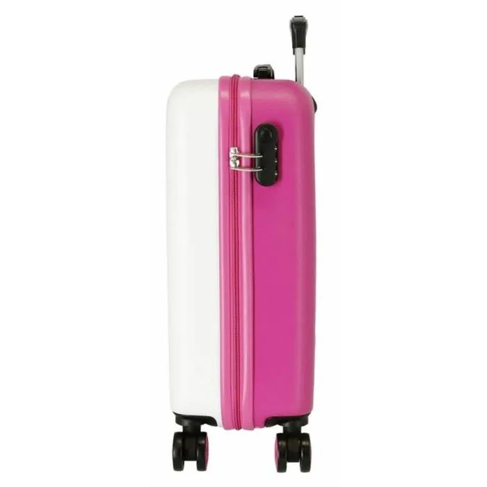 Valise enfant - Roll Road - Little Princess - 55 x 38 x 20 cm - Blanc - 4 roues-2