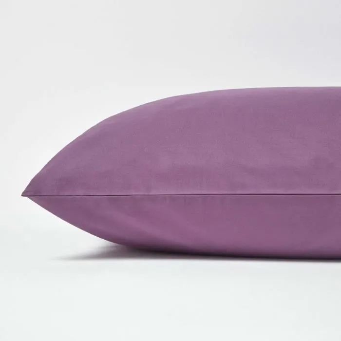 Taie d'oreiller - Homescapes - Raisin - 100% coton égyptien - 200 fils - 40 x 80 cm-1