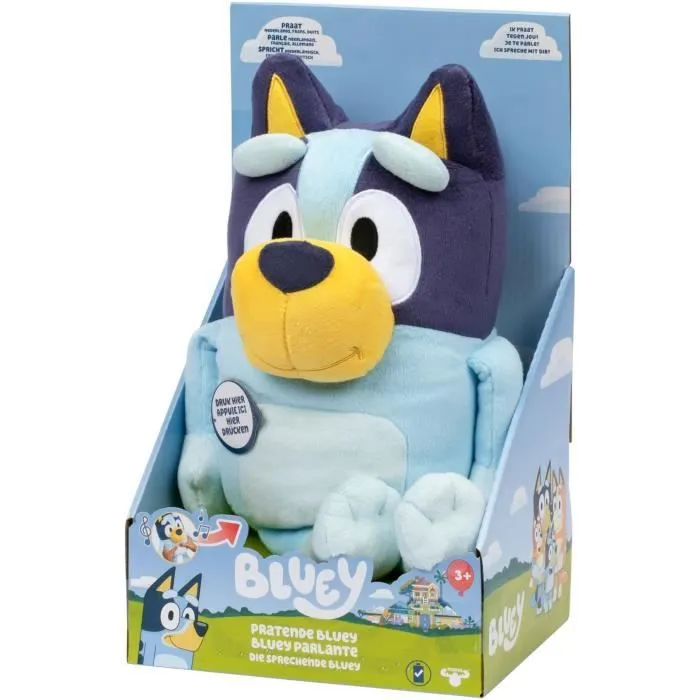 Peluche parlante - BLUEY - Bluey - 33 cm - Voix officielle - Musique du générique-3