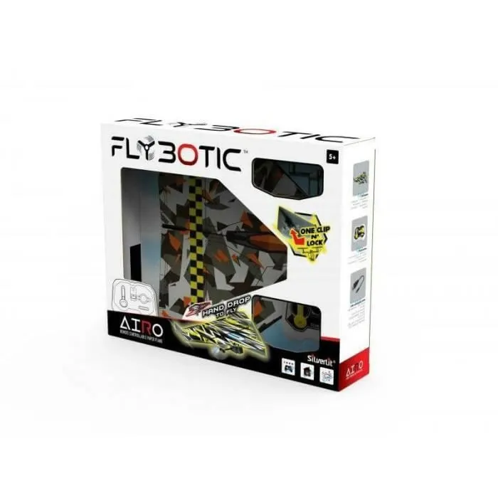 Avion en papier Télécommandé SILVERLIT Flybotic Airoz 22 cm - Enfant - Bleu - Extérieur - Dès 8 ans-2