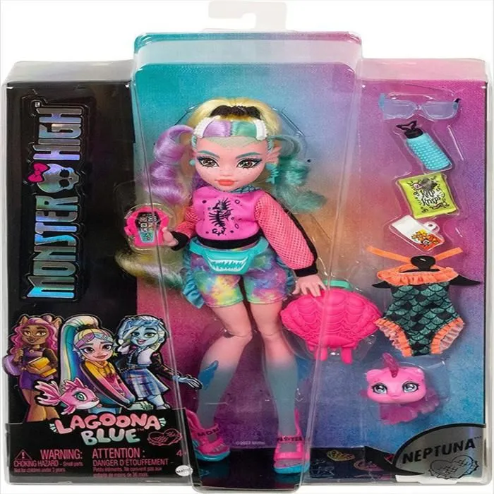 Monster High Lagoona Blue Fashion Doll Original Édition 2022-1
