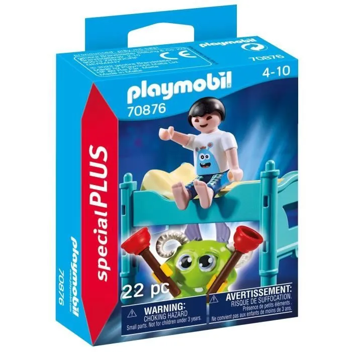 PLAYMOBIL - 70876 - Enfant avec petit monstre - 22 pièces - A partir de 4 ans-0