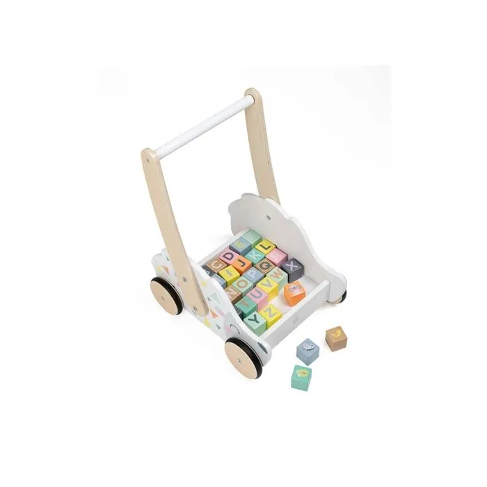 EUREKAKIDS - TROTTEUR EN BOIS AVEC BLOCS-3