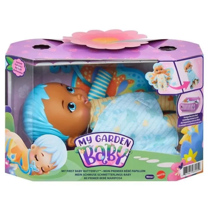 Poupée Mon Premier Bébé Papillon bleu My Garden Baby - 23 cm - Dès 18 mois-4