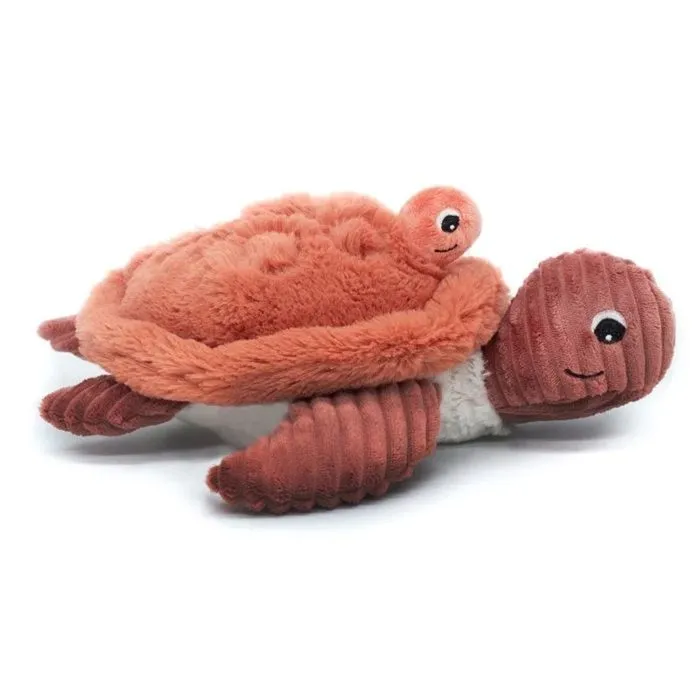Les Deglingos - Peluche Ptipotos tortue maman bébé terracotta-3