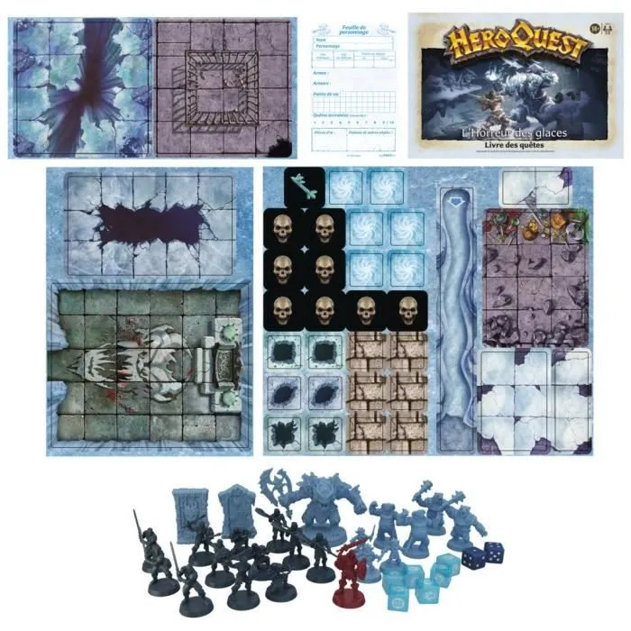 HeroQuest, extension L'horreur des glaces, à partir de 14 ans, système de jeu HeroQuest requis - Avalon Hill-3