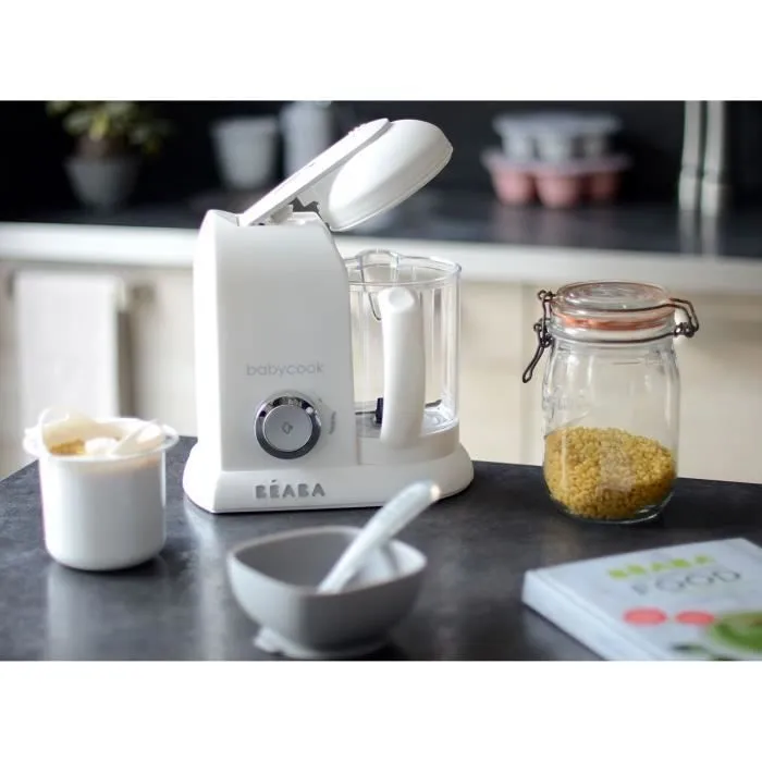 BÉABA - Babycook Solo - Robot Bébé 4 en 1 Mixeur-Cuiseur - Cuisson Vapeur - Blanc-4