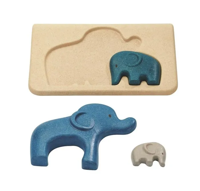 Puzzle Eléphant - PLAN TOYS - Pour Enfant de 4 ans - Garantie 2 ans-2