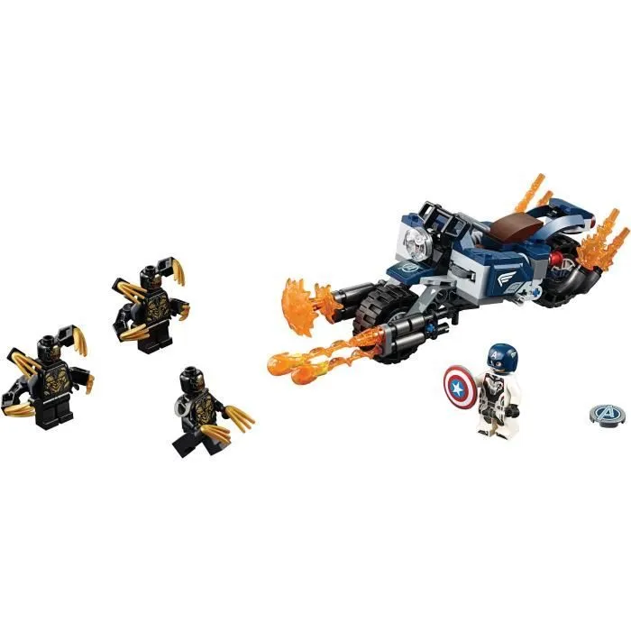LEGO® Marvel Super Heroes 76123 - Captain America et l'attaque des Outriders - Jeu de construction-1