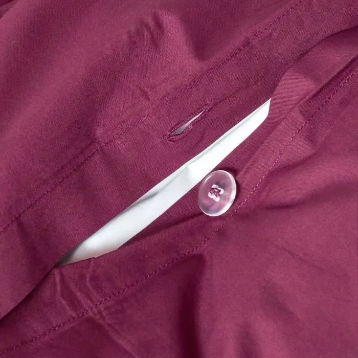 Housse de couette - Non spécifié - Prune - 200 fils - 100% coton égyptien - Hypoallergénique-1