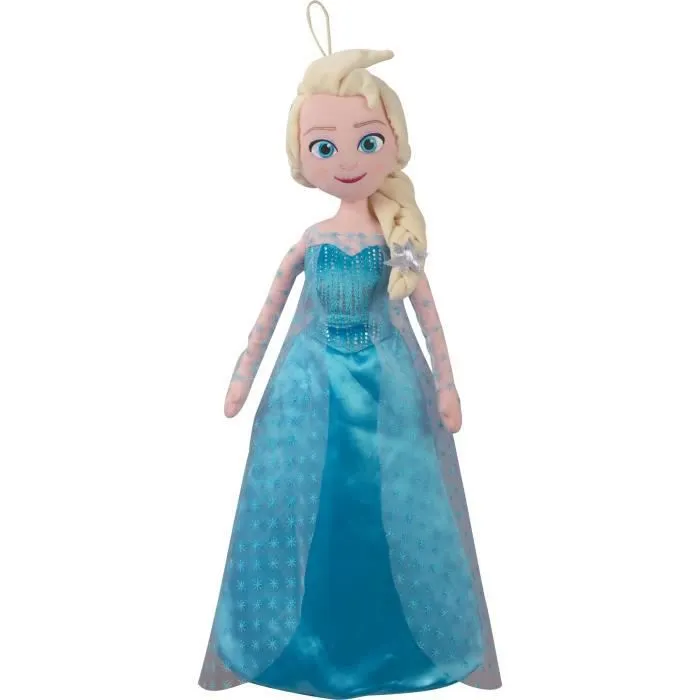 Peluche range pyjama Reine des Neiges Elsa - Jemini - ± 50 cm - Fille - Bébé - 12 mois et +-0