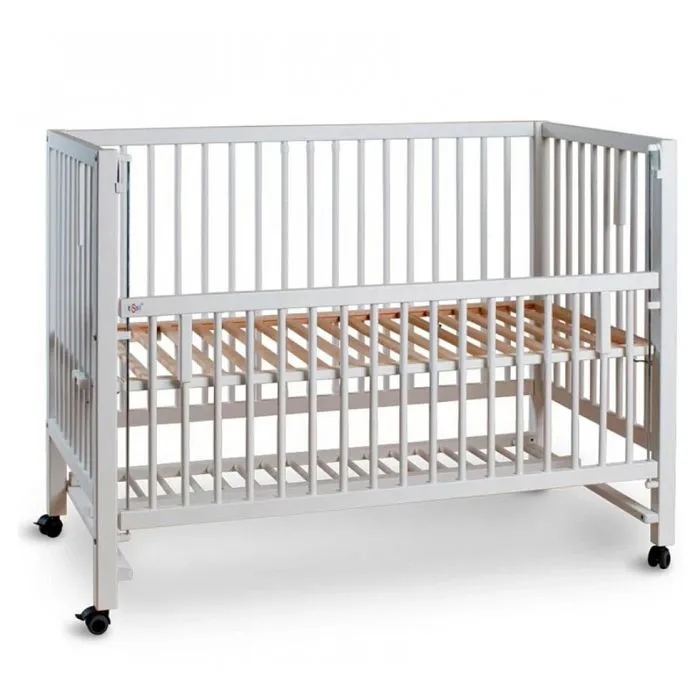 Lit d'appoint XXL - TiSsi - HAJO - Hêtre massif - 120x60 cm - Évolutif et polyvalent-1