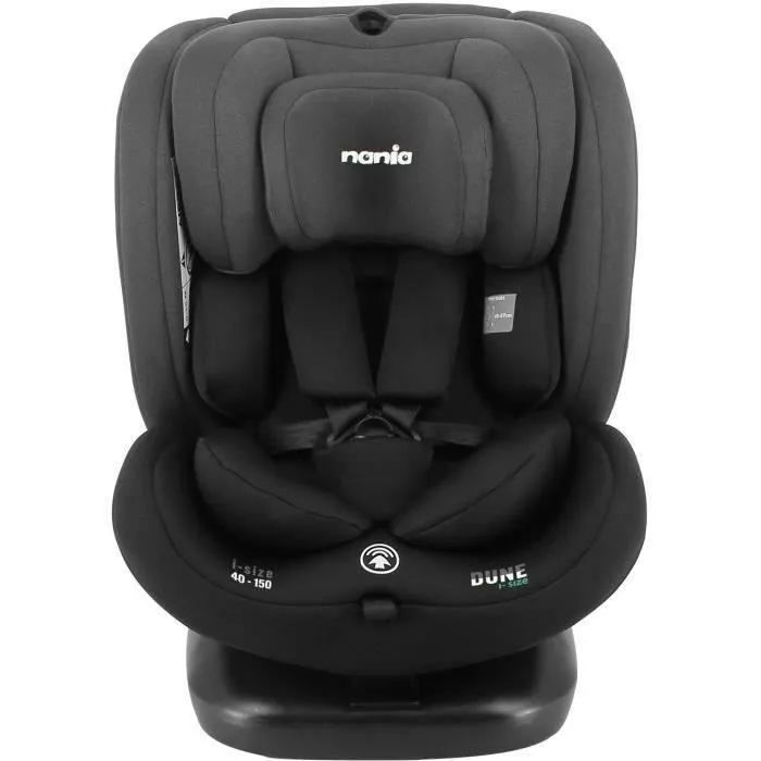 NANIA Siège auto isofix DUNE, Groupe 0/1/2/3, de 0 à 10 ans, 0-36 kg, 40-150 cm, R 129 – Têtière réglable - Inclinable - Pivotant --2