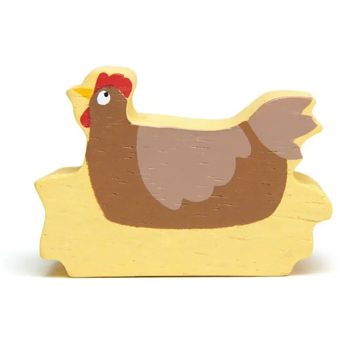 Tender Leaf Toys - Poule en bois - DAM-0