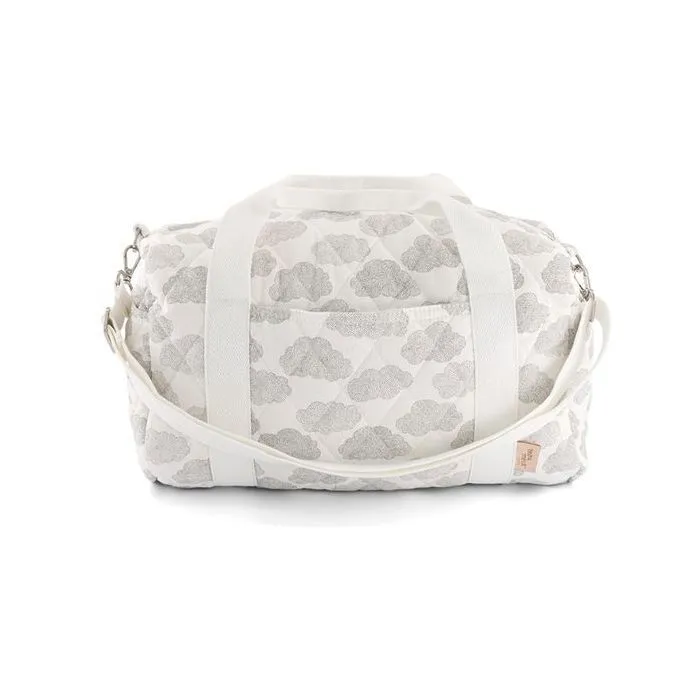 Sac à langer - MOUMOUT Paris - Easy Duffle - Nuages - 5 poches - Bandoulière réglable-0
