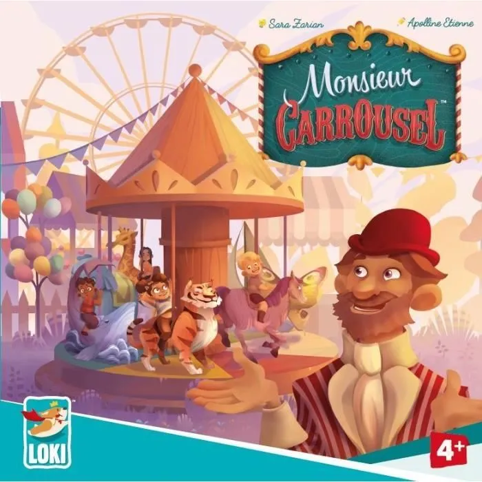 MONSIEUR CARROUSEL - Jeu de société - Coopératif - Dès 4 ans - LOKI - 51572-0