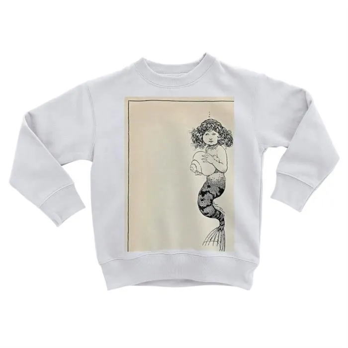 Sweatshirt Enfant Sirene & Pecheur Peinture Norman Rockwell Etats Unis-0