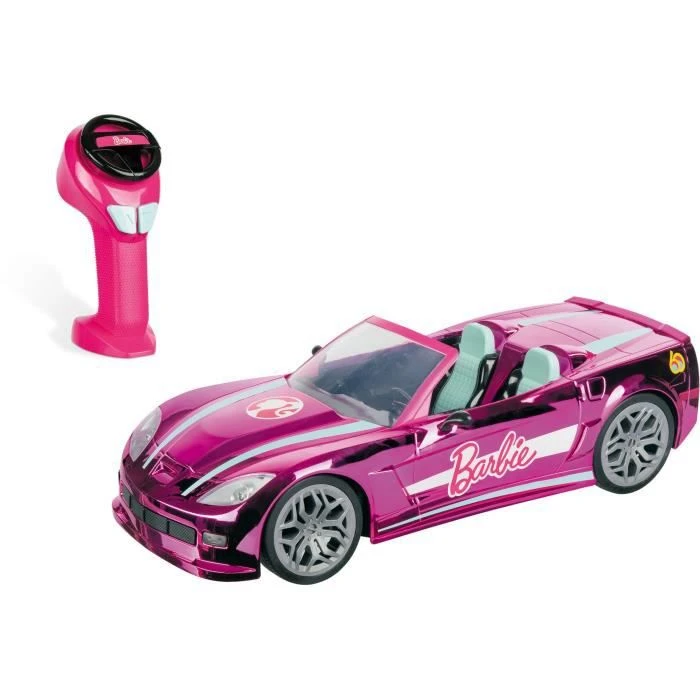 Voiture radiocommandée Barbie Dream Car - Cabriolet sport coupé - MONDO-0