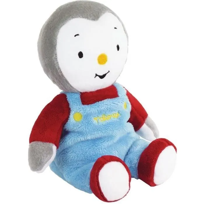 T'choupi Peluche Bouillotte +/- 21 cm avec Micro Perles d'Argile - JEMINI - Apaise les maux de ventre et réchauffe.-2