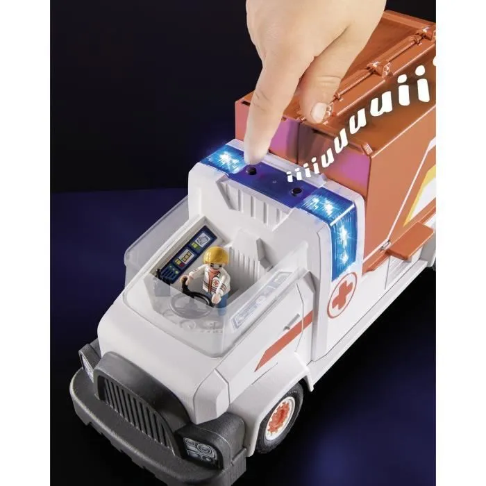 PLAYMOBIL - 70913 - DUCK ON CALL - Ambulance avec équipements médicaux et effets sonores et lumineux-6