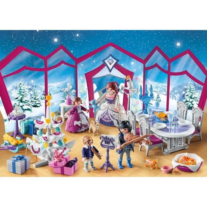 Calendrier de l'Avent PLAYMOBIL - Bal de Noël au salon de Cristal - Mixte - A partir de 4 ans-1