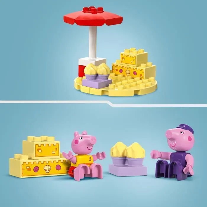 LEGO® DUPLO® 10432 Le Voyage en Bateau de Peppa Pig - Set de Jeu de Bain pour Tout-petits-2