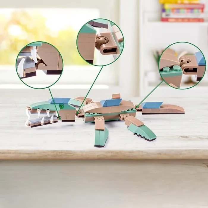SHOP-STORY - BUILDINO PLIOSAURUS : Dinosaure en Briques à Construire-2