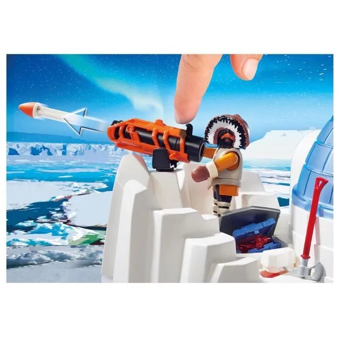 PLAYMOBIL 9055 - Quartier Général des Explorateurs Polaires - Action - Les Explorateurs Polaires-5