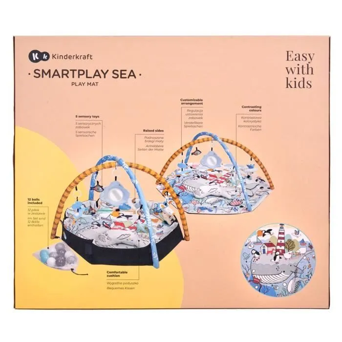 TAPIS D'ÉVEIL SMARTPLAY SEA MULTICOLORE - KINDERKRAFT KPSMSE00MUL0000-2