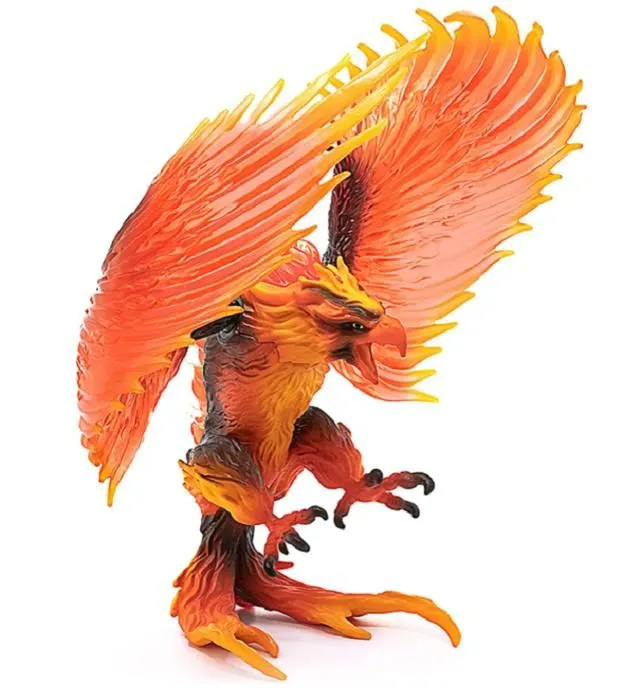 Figurine Aigle de Feu, aux ailes mobiles et détails réalistes, Cadeau pour enfants, Dès 4 ans, Schleich 42511 ELDRADOR-2