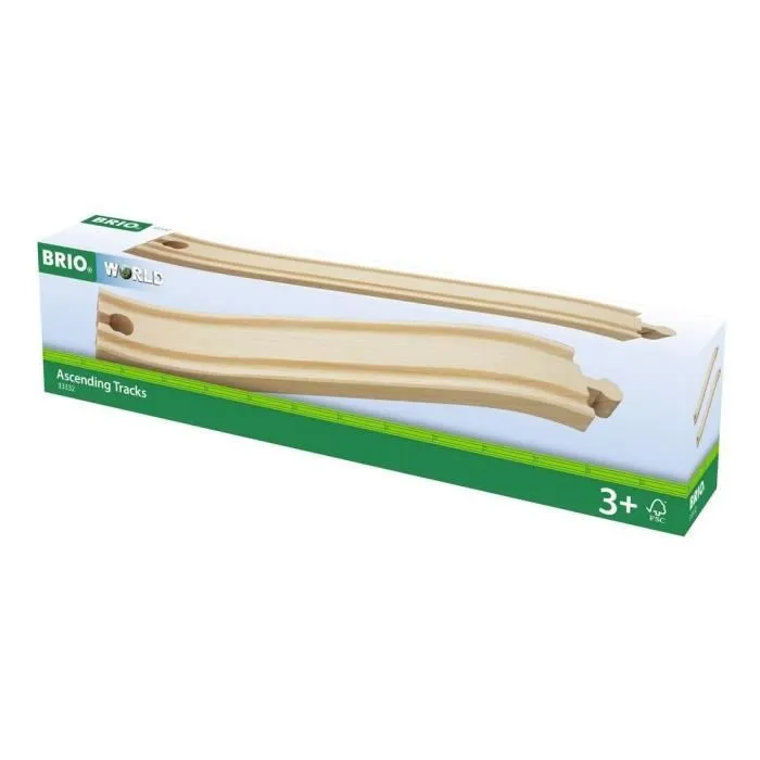 BRIO - 33332 - RAILS MONTANTS - 216 MM - Jeux Ravensburger pour circuit de train en bois-0