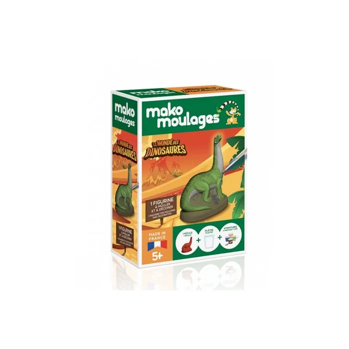 Mako Moulages - Diplodocus - Kit de moulage et de peinture - Pour enfants dès 5 ans-1